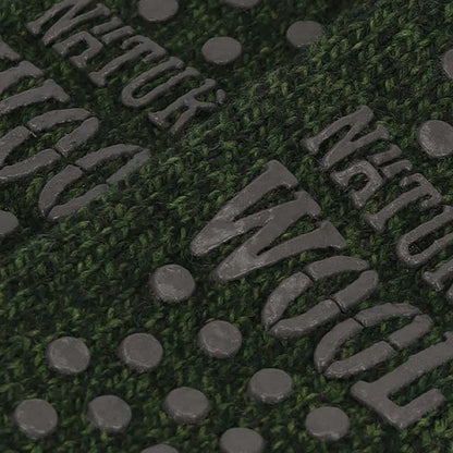 Huissokken dames - Wol - Army Groen - Antislip