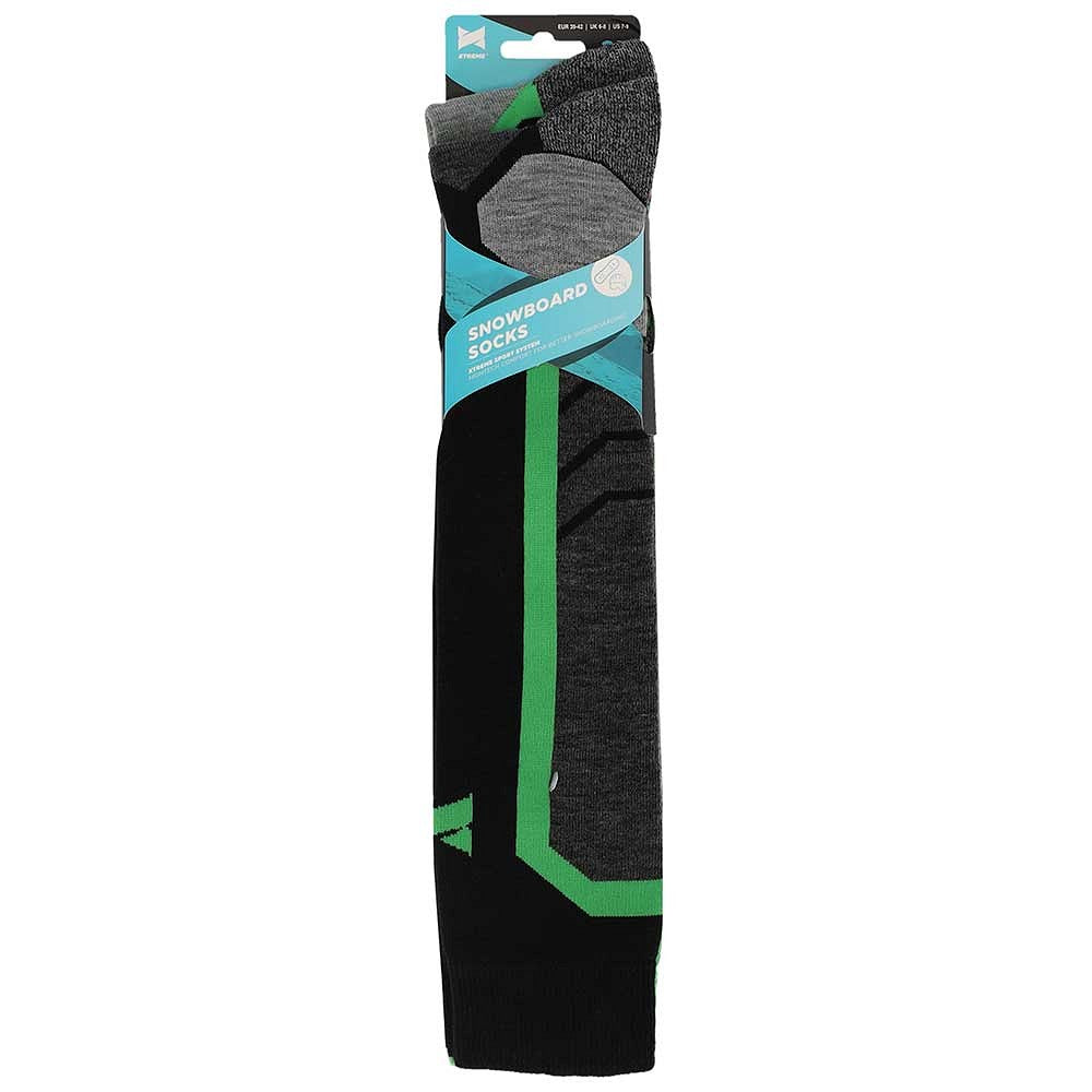 Chaussettes de snowboard unisexe - 2 paires