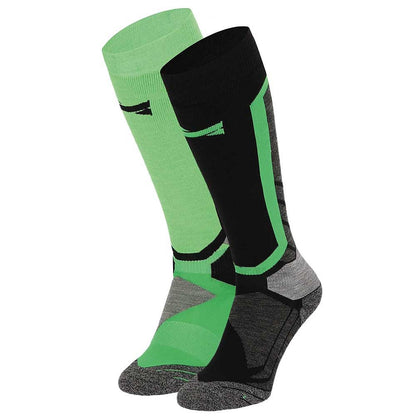 Chaussettes de snowboard unisexe - 2 paires