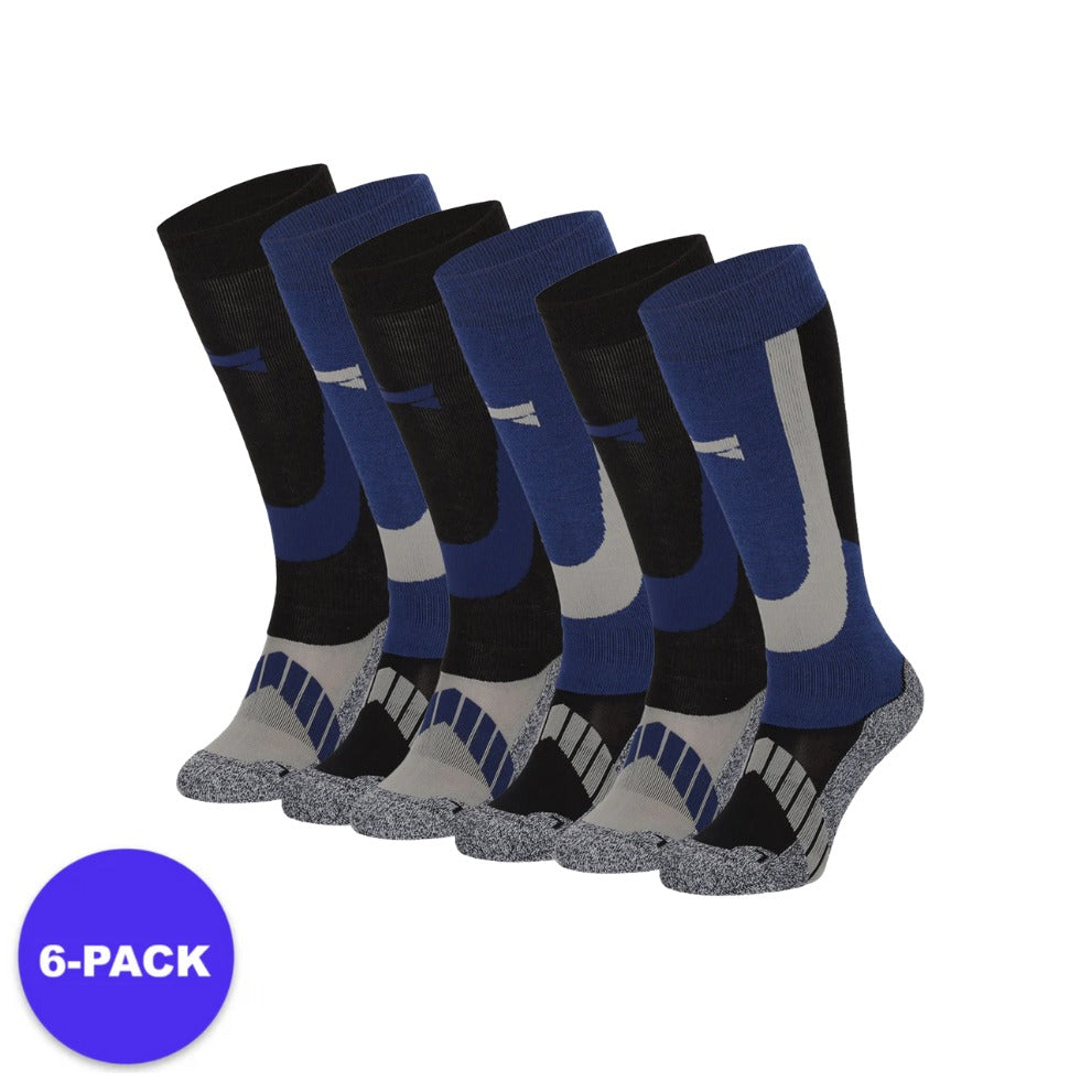 Skisokken uniseks - 6-Paar