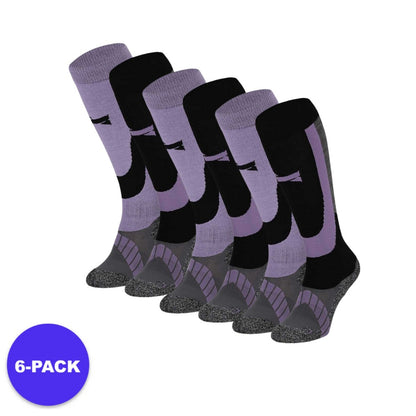Skisokken uniseks - 6-Paar
