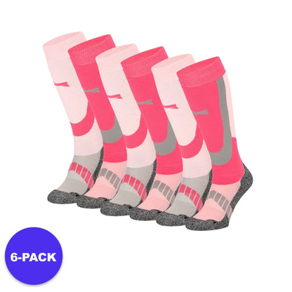 Skisokken uniseks - 6-Paar