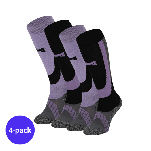 Skisokken uniseks - 4-Paar