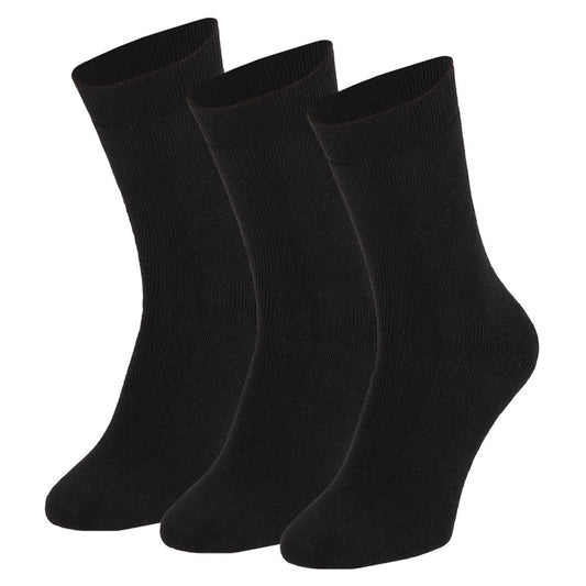 Chaussettes thermiques hommes - Noir - Lot de 3