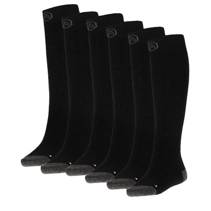 Chaussettes de ski unisexe - unies - semelle éponge - paquet de 6 - paquet spécial