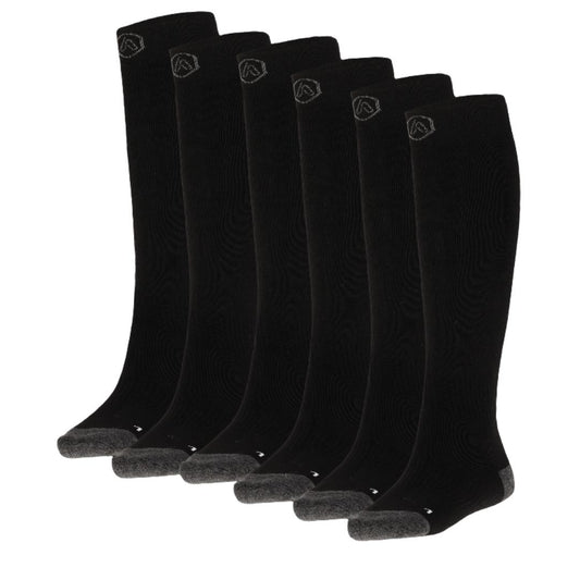 Skisocken Unisex – einfarbig – Frotteesohle – 6er-Pack – Vorteilspack