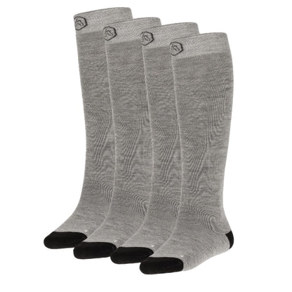 Chaussettes de ski unisexe - unies - semelle éponge - paquet de 4 - paquet spécial