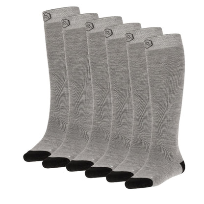 Chaussettes de ski unisexe - unies - semelle éponge - paquet de 6 - paquet spécial