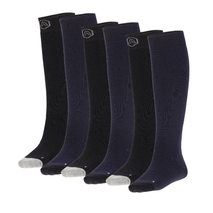 Chaussettes de ski unisexe - unies - semelle éponge - paquet de 6 - paquet spécial