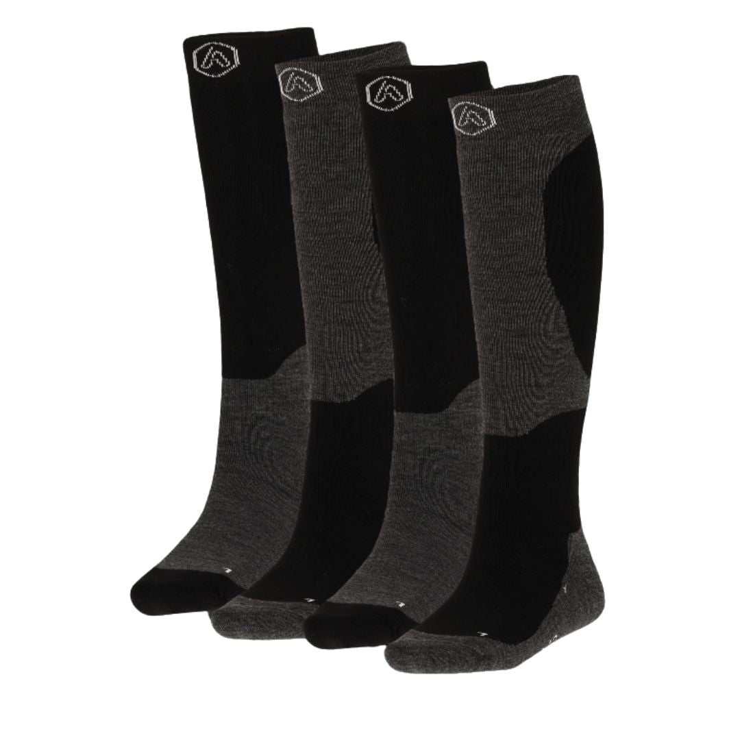 Skisocken Unisex – Design – 4er-Pack – Vorteilspaket