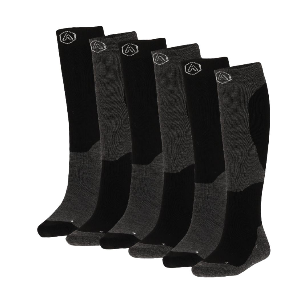 Chaussettes de ski Unisex - Design - 6-Pack - Advantage pack