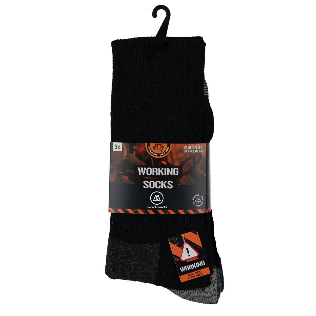 Chaussettes de travail en laine Thermo - paquet de 6 - Advantage