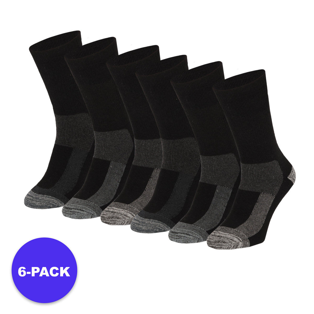 Chaussettes de travail en laine Thermo - paquet de 6 - Advantage