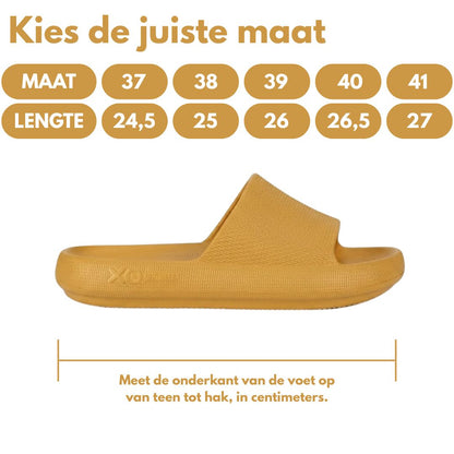 Slippers dames - Flops - Geel