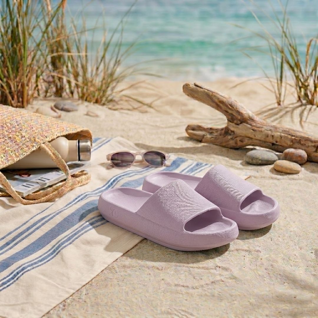 Pantoffeln Kinder - Flops - Flieder