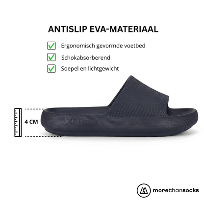 Familie pakket slippers - 3-Paar - Flops - Marine Blauw