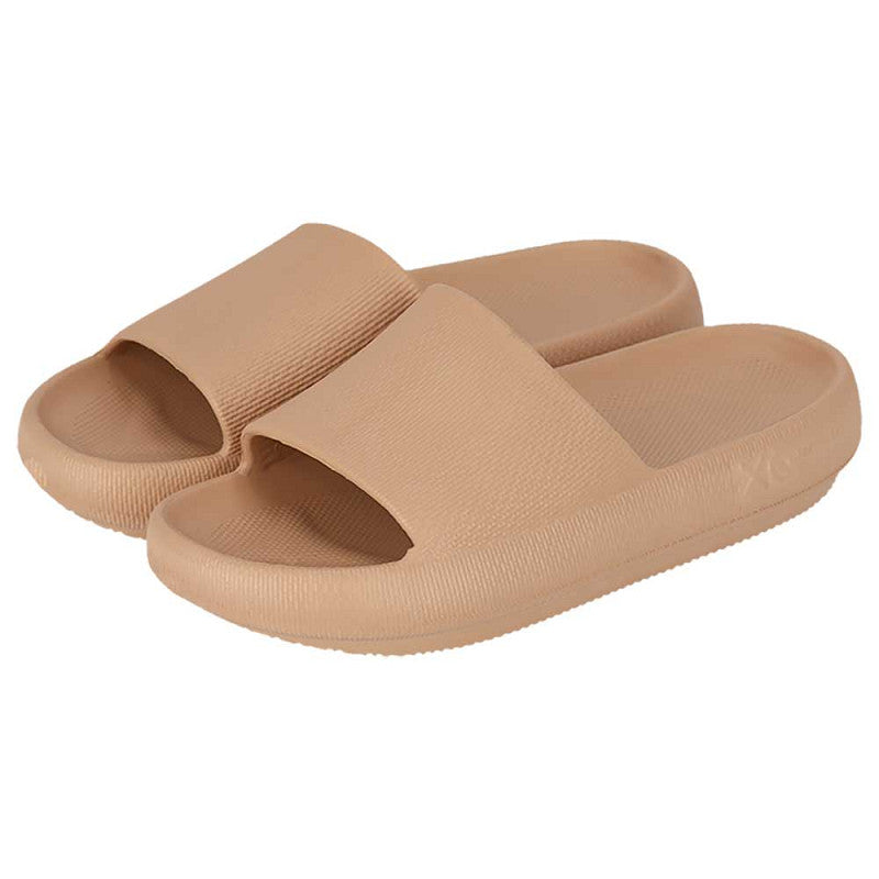 Familienpaket Hausschuhe - 3-Paar - Flops - Beige/Sand