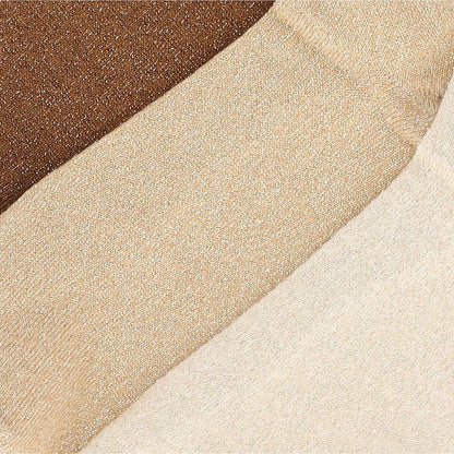 Bunte Socken für Damen - Beige (3er-Pack)