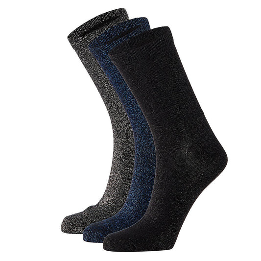 Damensocken Geschenkbox Glitzer-Lurex II