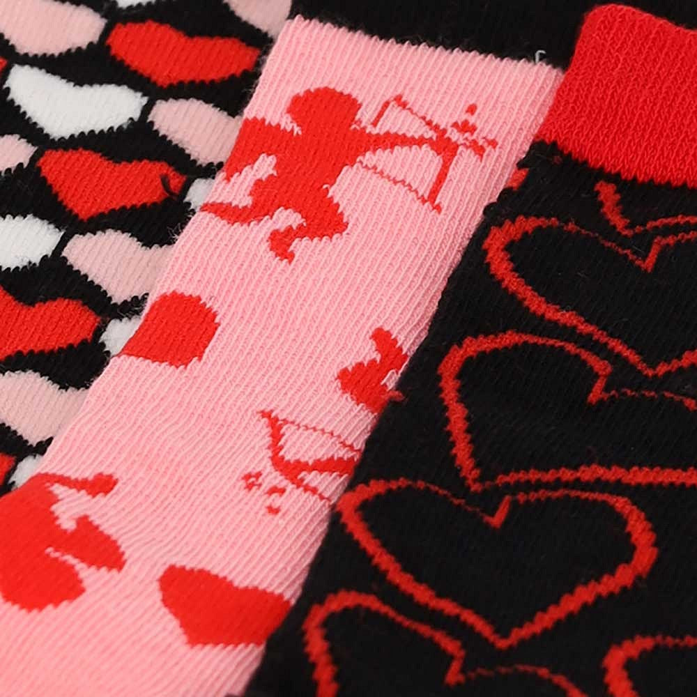 Valentine Gift Set - Valentinsocken 3er-Pack