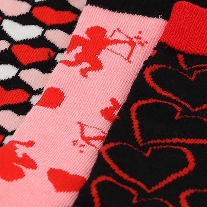 Valentine Gift Set - Valentinsocken 3er-Pack