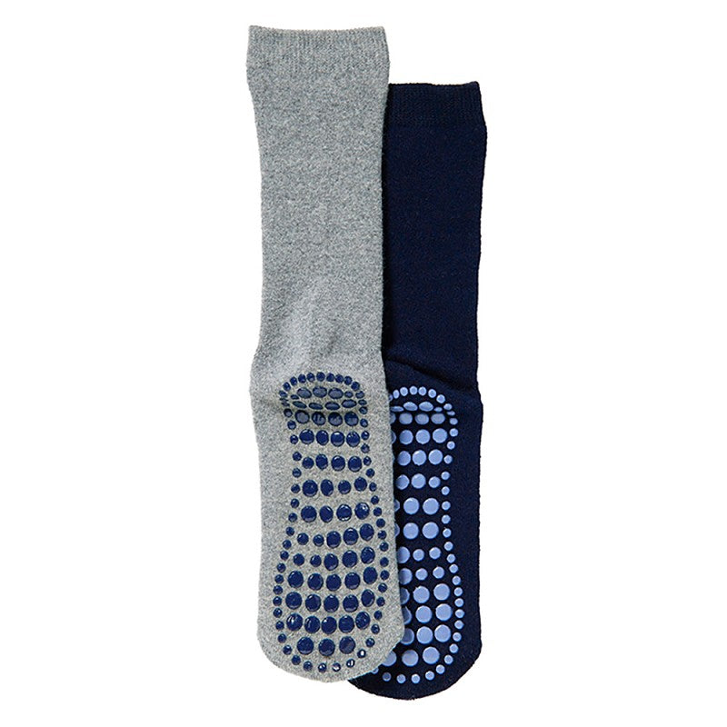 Chaussettes antidérapantes pour femmes - Lot de 4 - Doublure en éponge