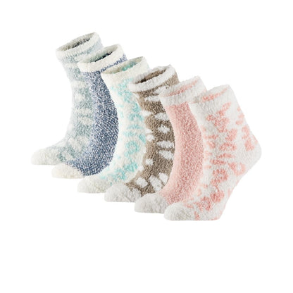 Bedsocks Ladies - 6-Pack - Pink/Blue - opakowanie Advantage