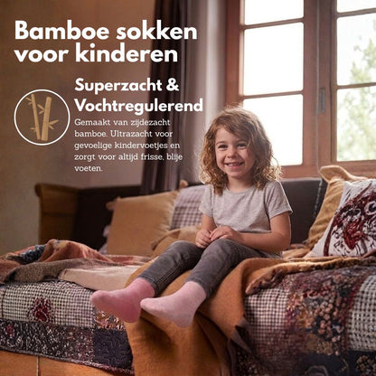 Dziecięce skarpetki bambusowe Basic - różowe - 4-pak