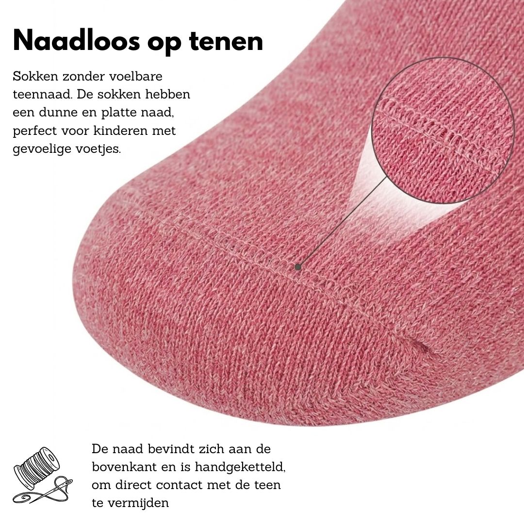 Dziecięce skarpetki bambusowe Basic - różowe - 4-pak