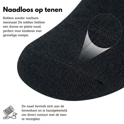 Bamboe Kindersokken Basic - Navy Blauw - 4-Pak