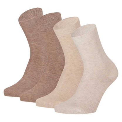 Bambus-Kindersocken Basic – Schwarz – 4er-Pack