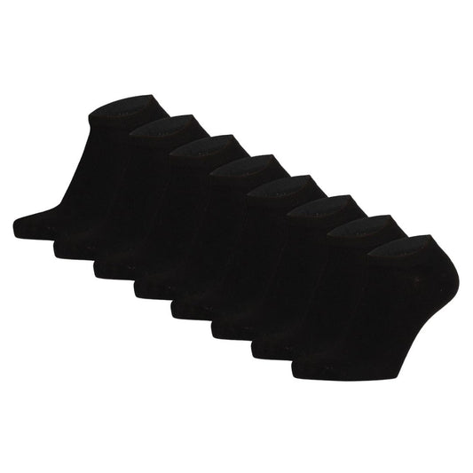 Bamboo Sneaker Socks Kids - Black - 4 pack
