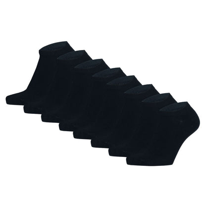 Bamboo Sneaker Socks Kids - Black - 4 pack