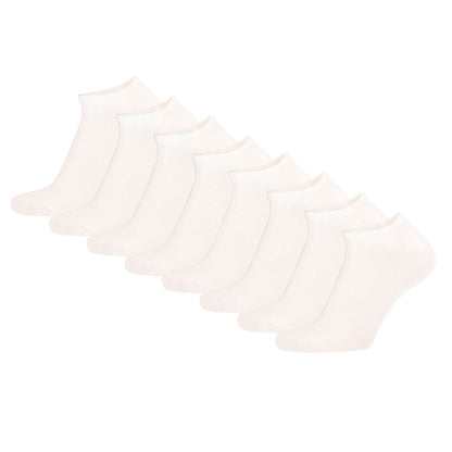 Bamboo Sneaker Socks Kids - Black - 4 pack