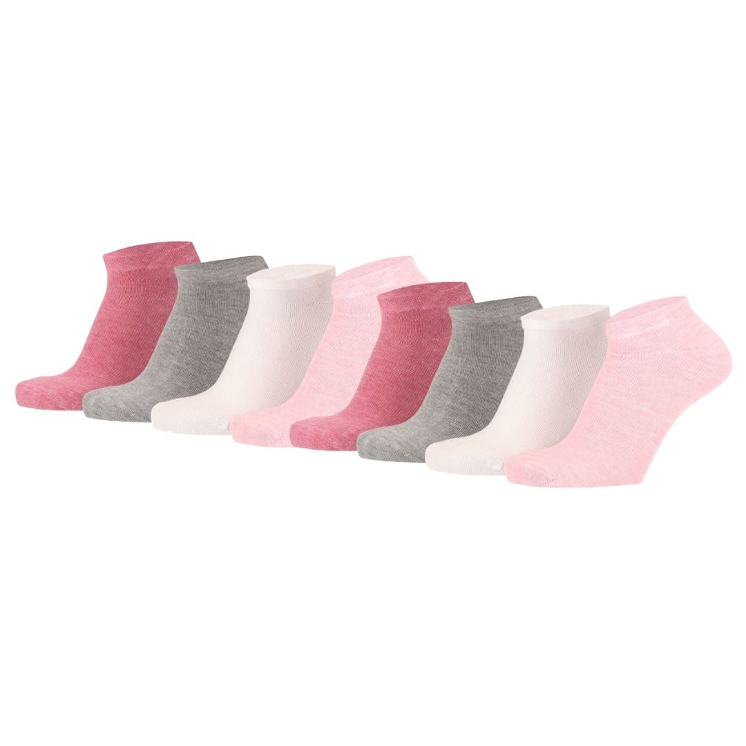 Bamboo Sneaker Socks Kids - Black - 4 pack