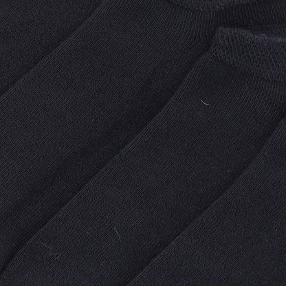 Bamboo Sneaker-Socken für Kinder – Schwarz – 4er-Pack