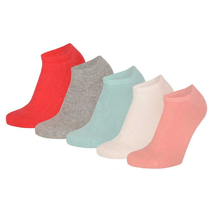 Chaussettes de baskets pour femmes - Fashion- 5-Pak