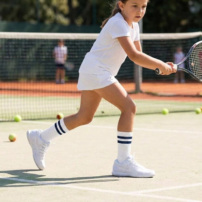 Sports socks kids - Multi White - 3-Pak (copy)