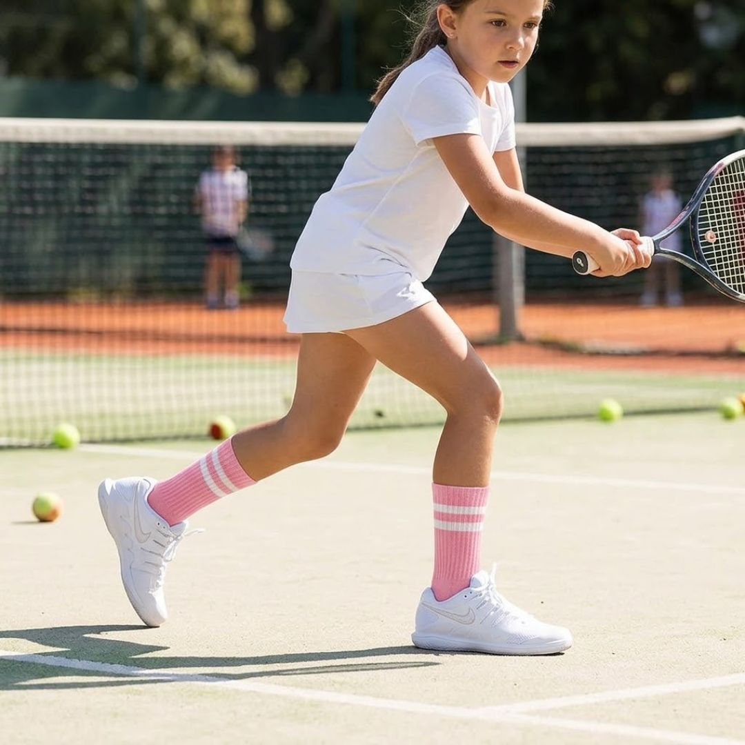 Sportsokken kinderen - Multi Roze - 3-Pak