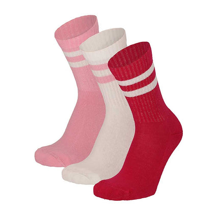 Chaussettes de sport pour enfants - Multi Pink - 3-Pak