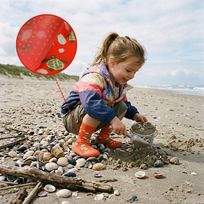 Watersokken kids - anti slip - Rood