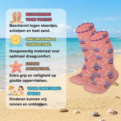 Watersokken kids - anti slip - Roze