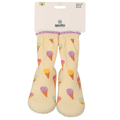 Watersokken kids - anti slip - Geel