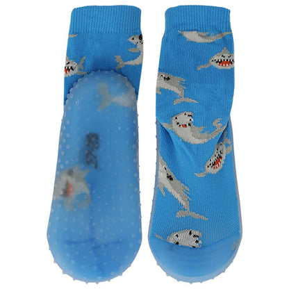 Watersokken kids - anti slip - Kobalt Blauw