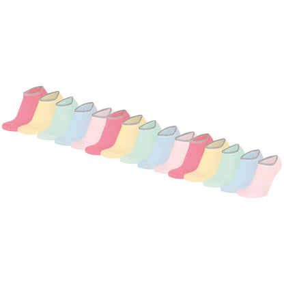 Sneakersokken meisjes - Glitter lurex - 15-Pak