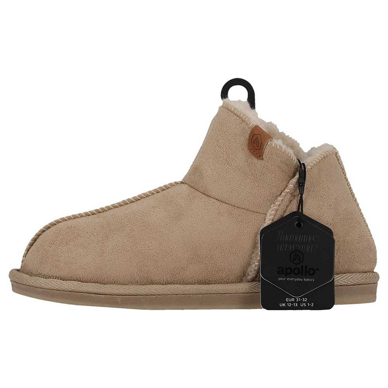 Lage kinder pantoffels - Suede