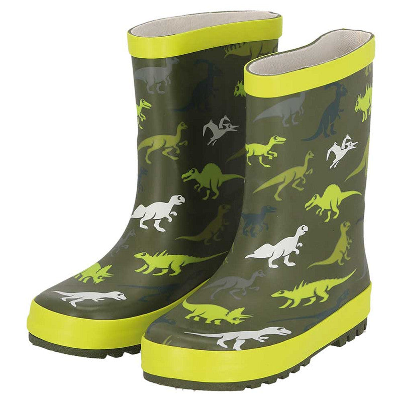 Regenlaarzen Jongens - Dino - Groen