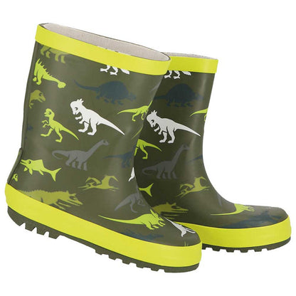 Regenlaarzen Jongens - Dino - Groen