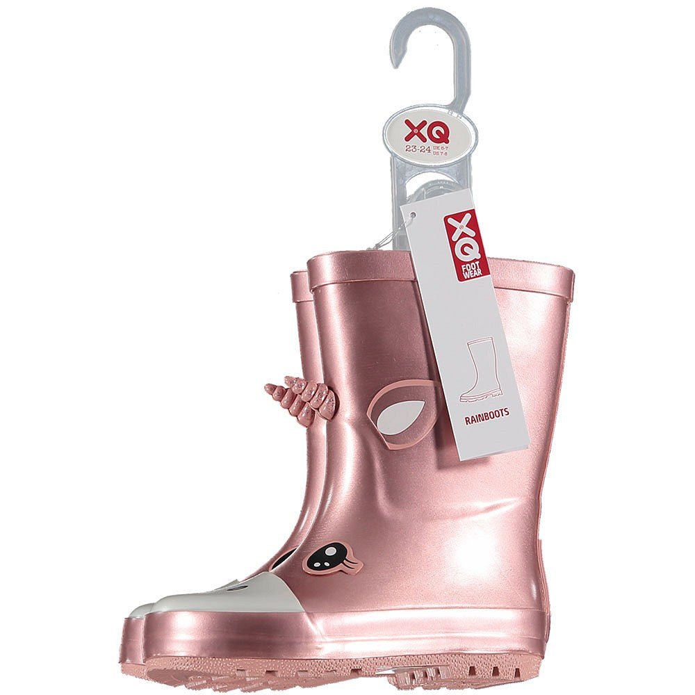 Regenstiefel Kinder - Einhorn - Rosa