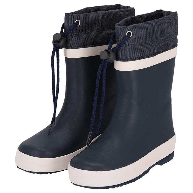 Regenlaarzen kinderen fleece navy blauw – XQ Footwear
